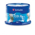 CD-R 700MB 50Pk Silver Inkjet 52x