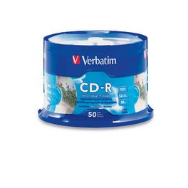 CD-R 700MB 50Pk Silver Inkjet 52x