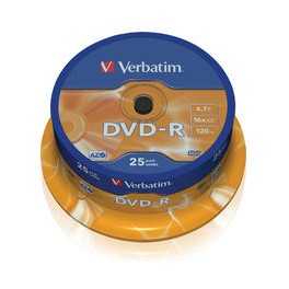 DVD-R 4.7GB 16X 25Pk Spindle