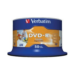 DVD-R 4.7GB 16X IJP 50Pk Spindle