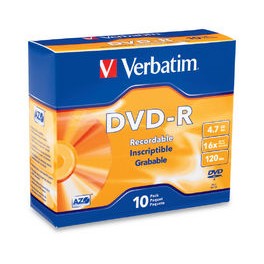 DVD-R 4.7GB 16X 10Pk SC