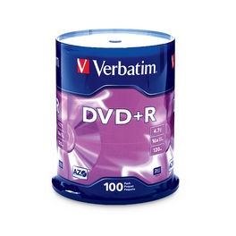 DVD+R 4.7GB 100Pk Spindle 16x